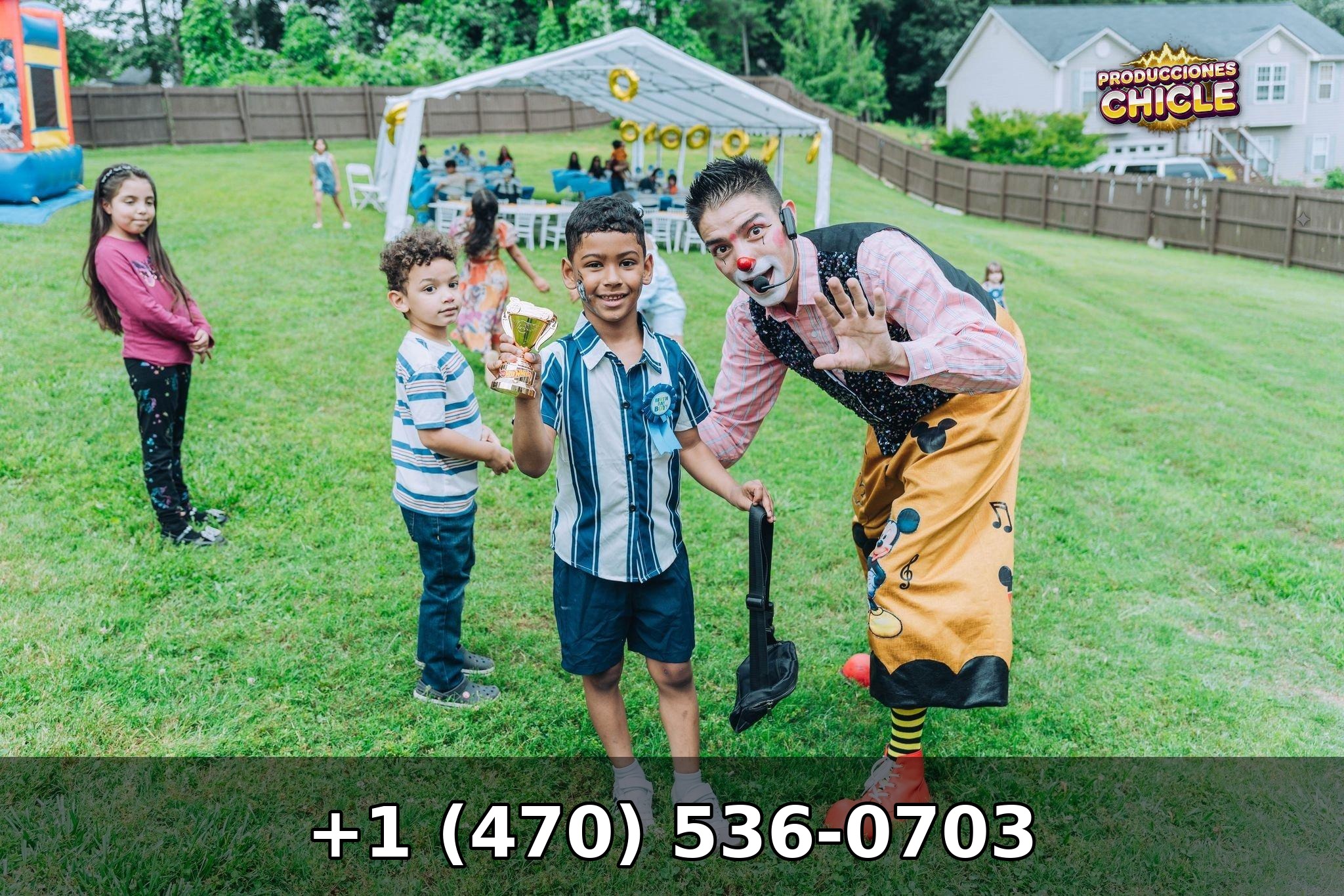 Payasos Chicle en fiesta infantil en Duluth, Georgia
