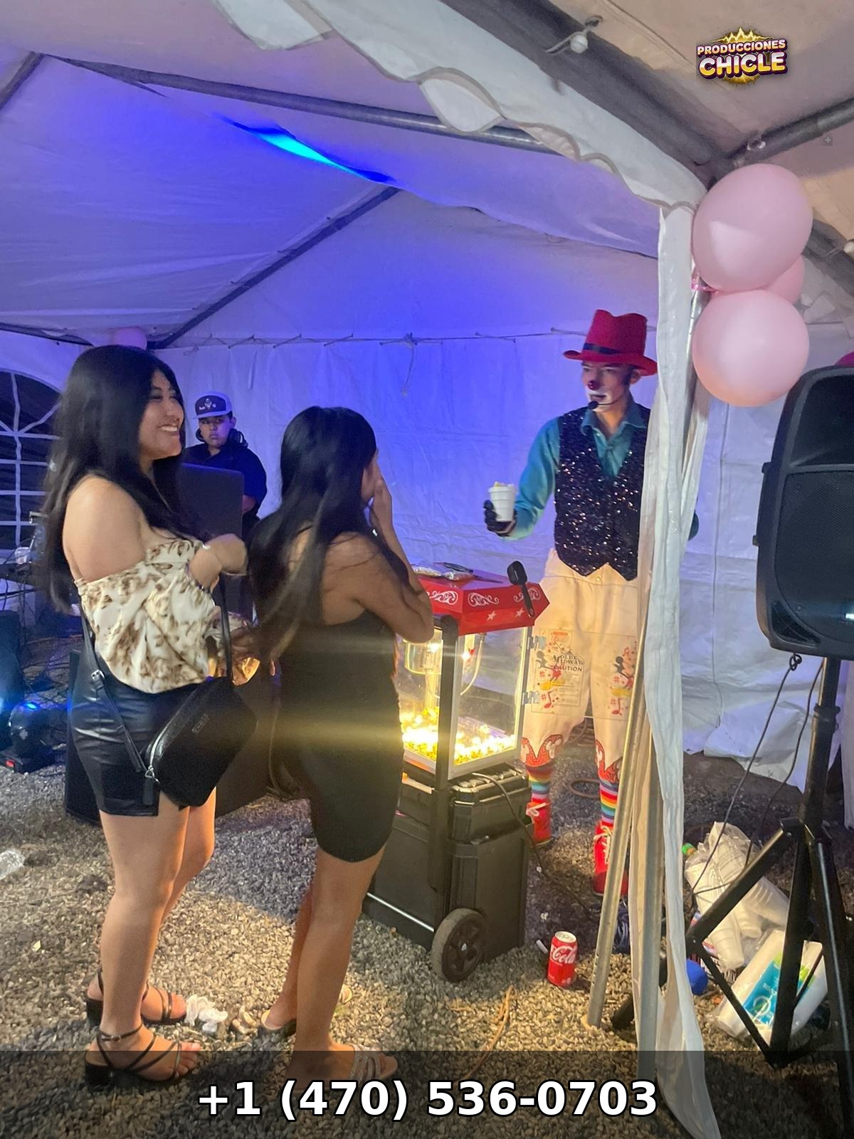 Payasos Chicle en fiesta infantil en Augusta, Georgia