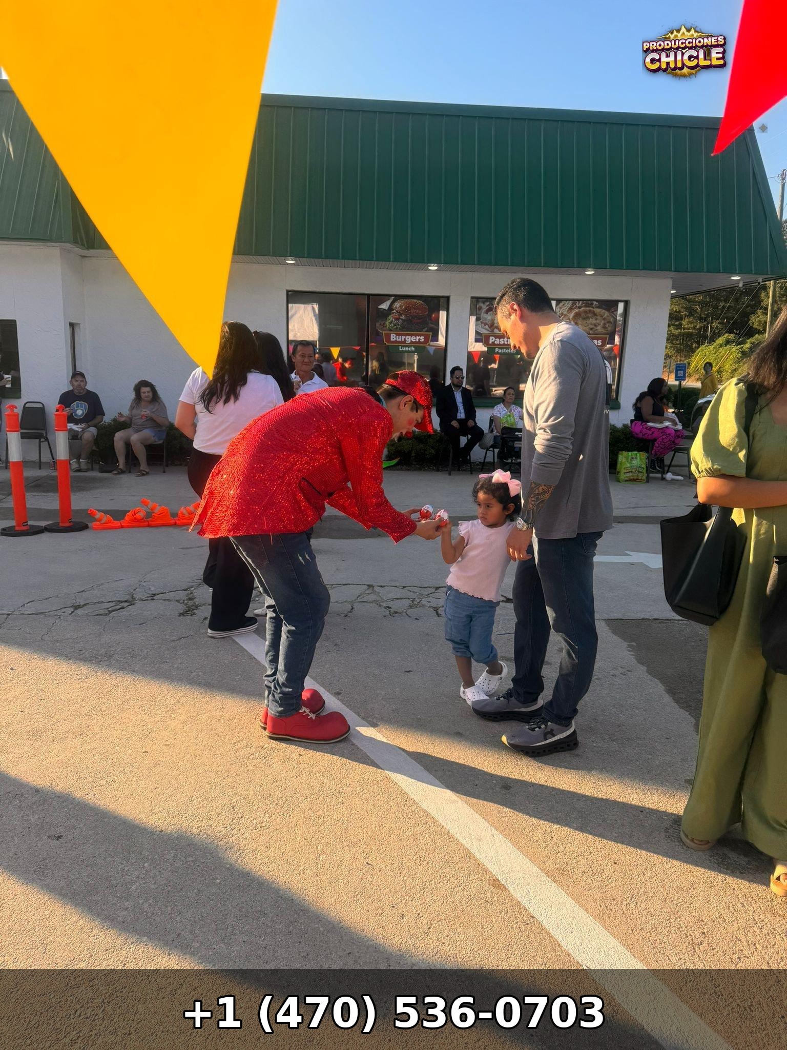 Payasos Chicle en fiesta infantil en Chamblee, Georgia