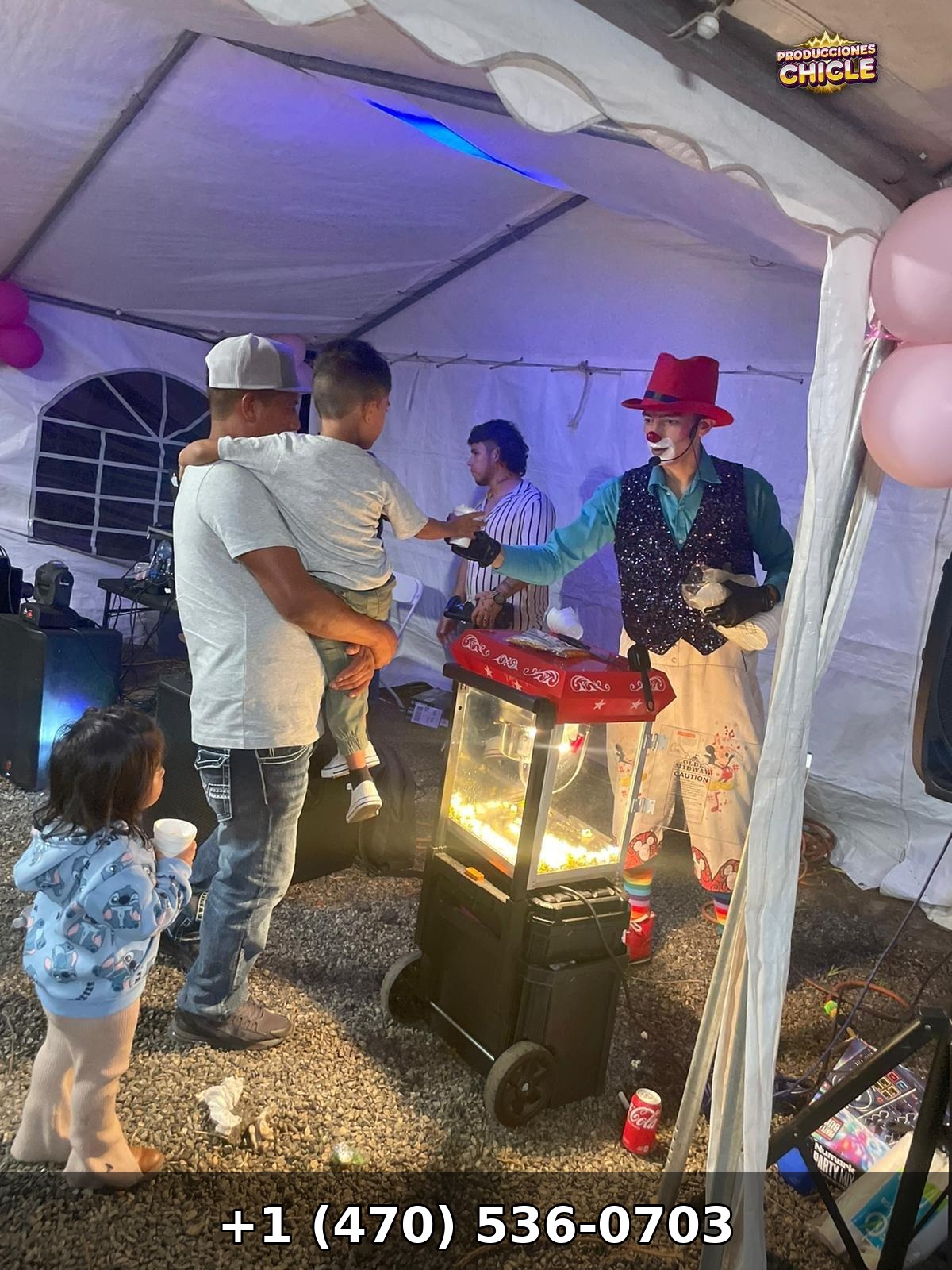 Payasos Chicle en fiesta infantil en Duluth, Georgia