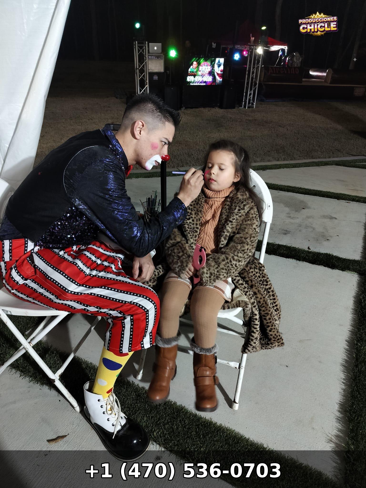 Payasos Chicle en fiesta infantil en Rome, Georgia